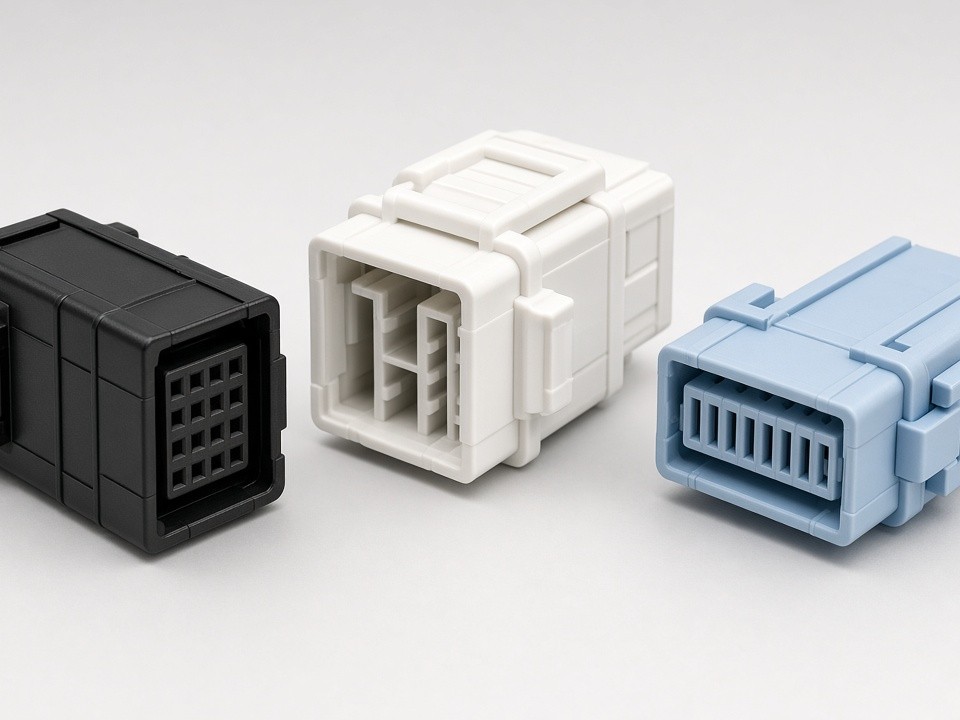 Precision CNC-machined plastic connector housing for electrical applications