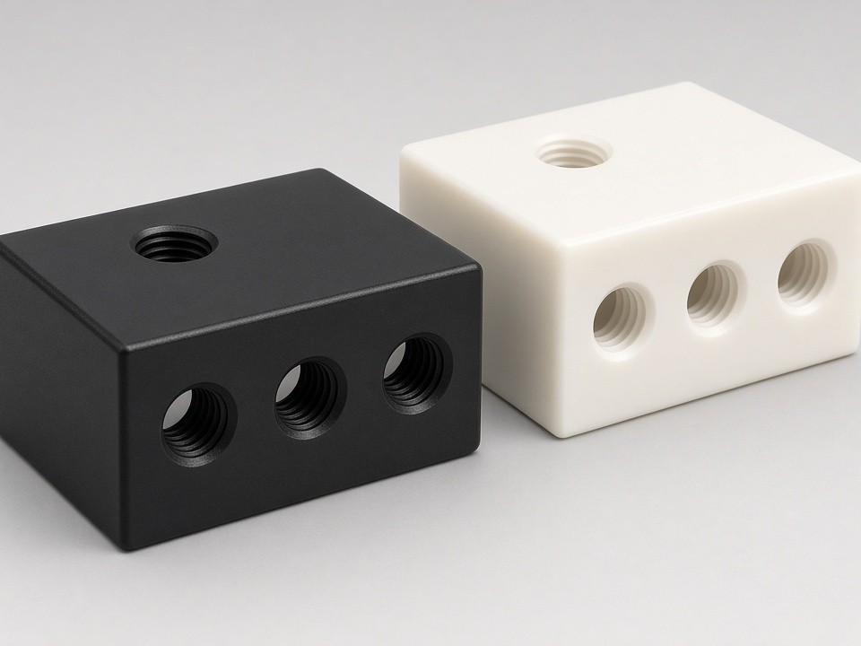 Custom Plastic Mounting Blocks | Precision CNC Machined Components