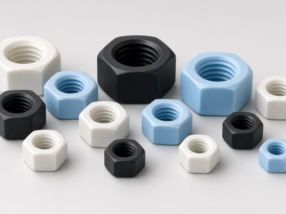 Custom CNC Machined Plastic Nuts | Precision Engineering Parts | PlasticCNCPro