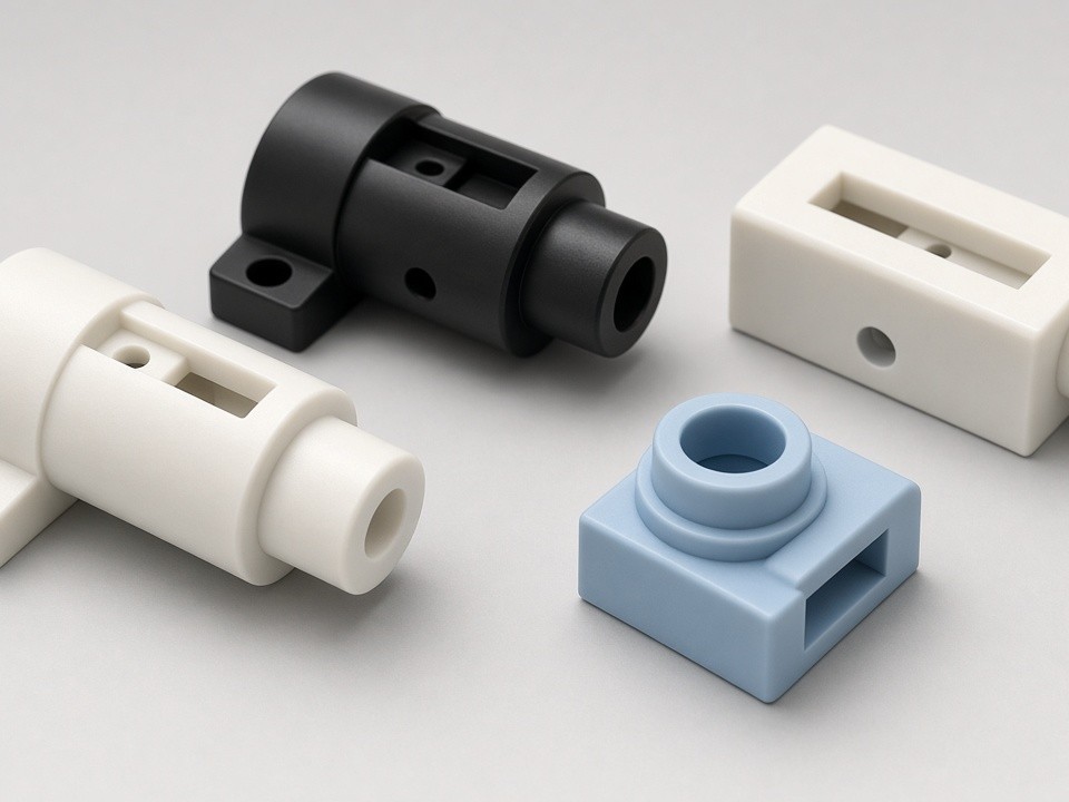 Precision CNC Machined Plastic Probe Holders | Custom Manufacturing