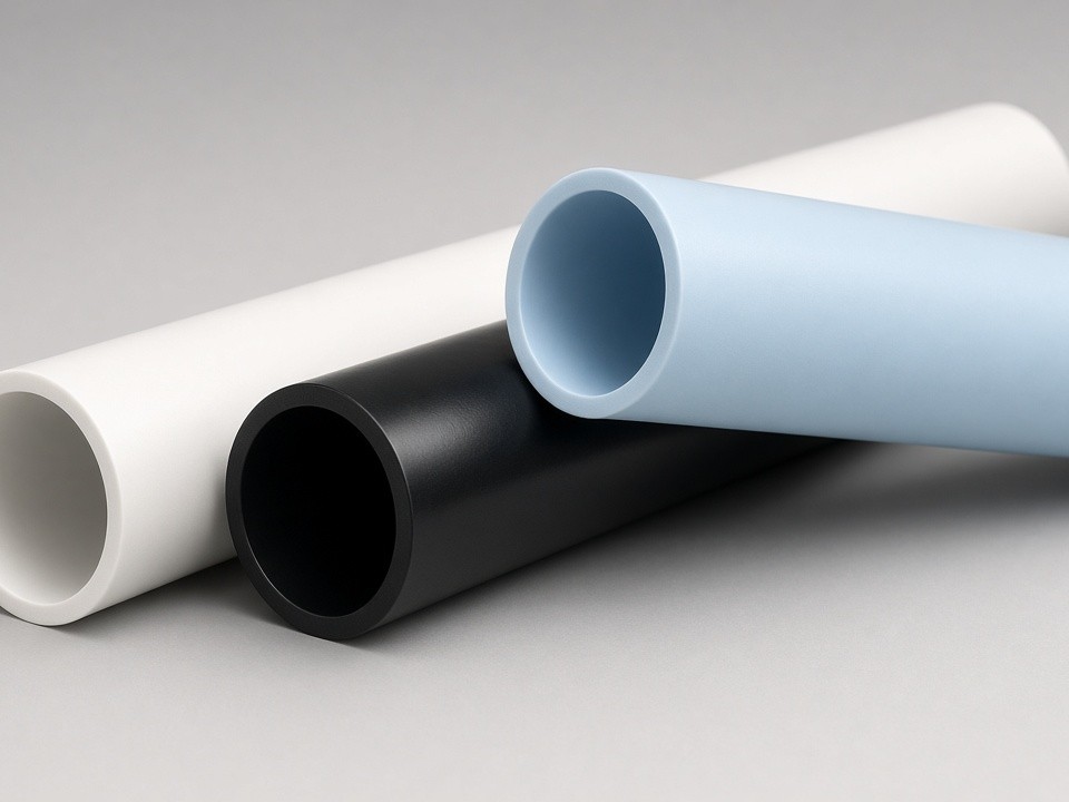 CNC machined custom plastic sleeve components