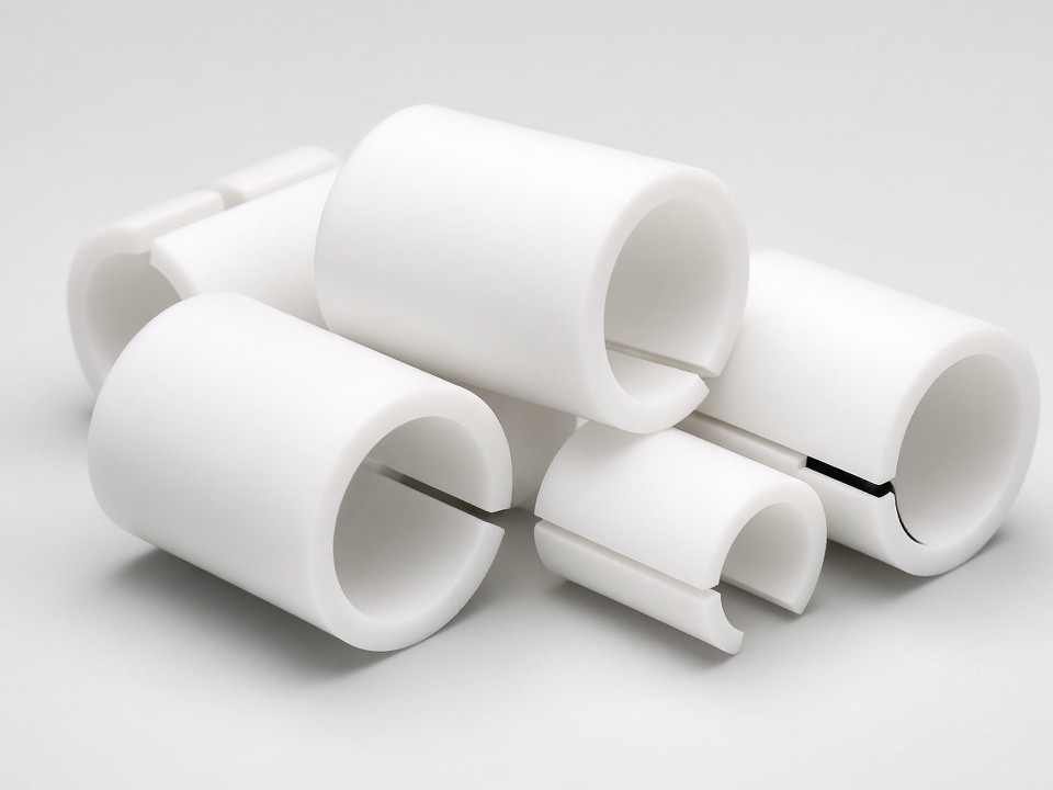 Custom Plastic Split Bushings CNC Machined from Engineering Polymers