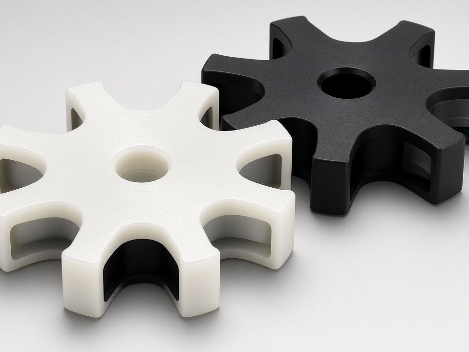 Präzise CNC-gefräste Kunststoff-Sternräder für die industrielle Automatisierung