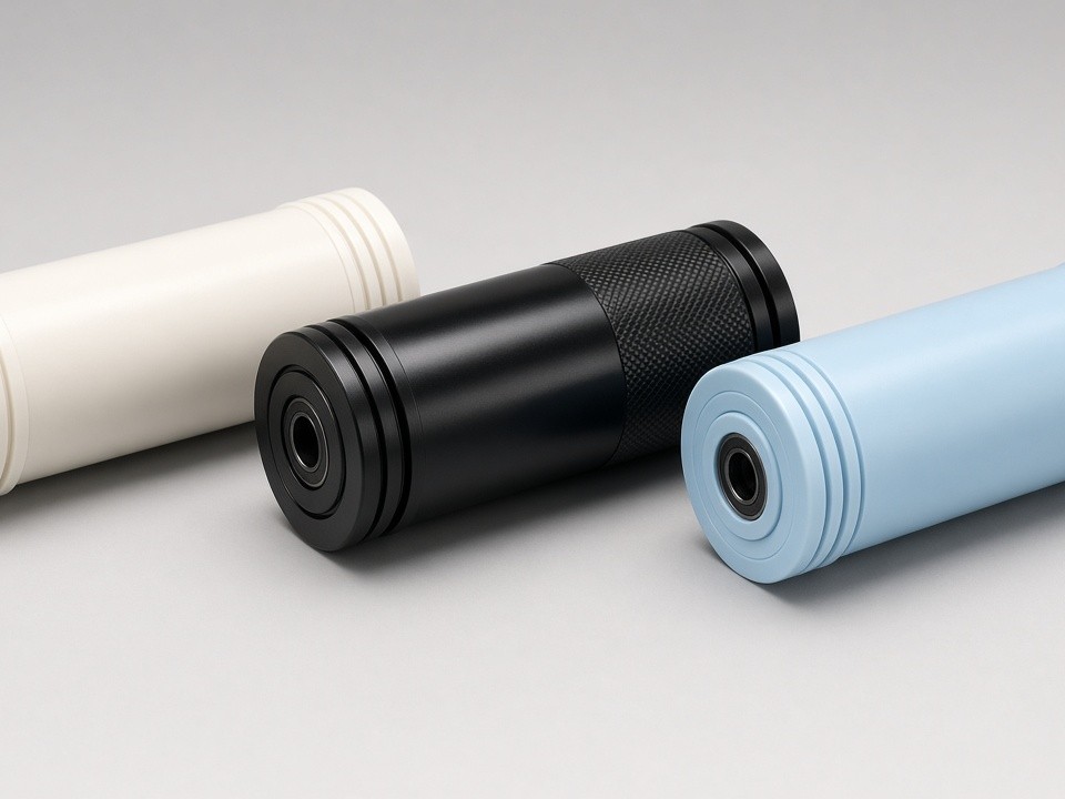 Precision CNC Machined Plastic Yarn Rollers | Custom Manufacturing